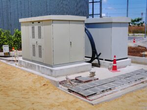 Large Cabinets of Electrical Substation for Factory