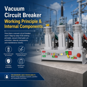Outdoor pole-mounted vacuum circuit breaker in a distribution network