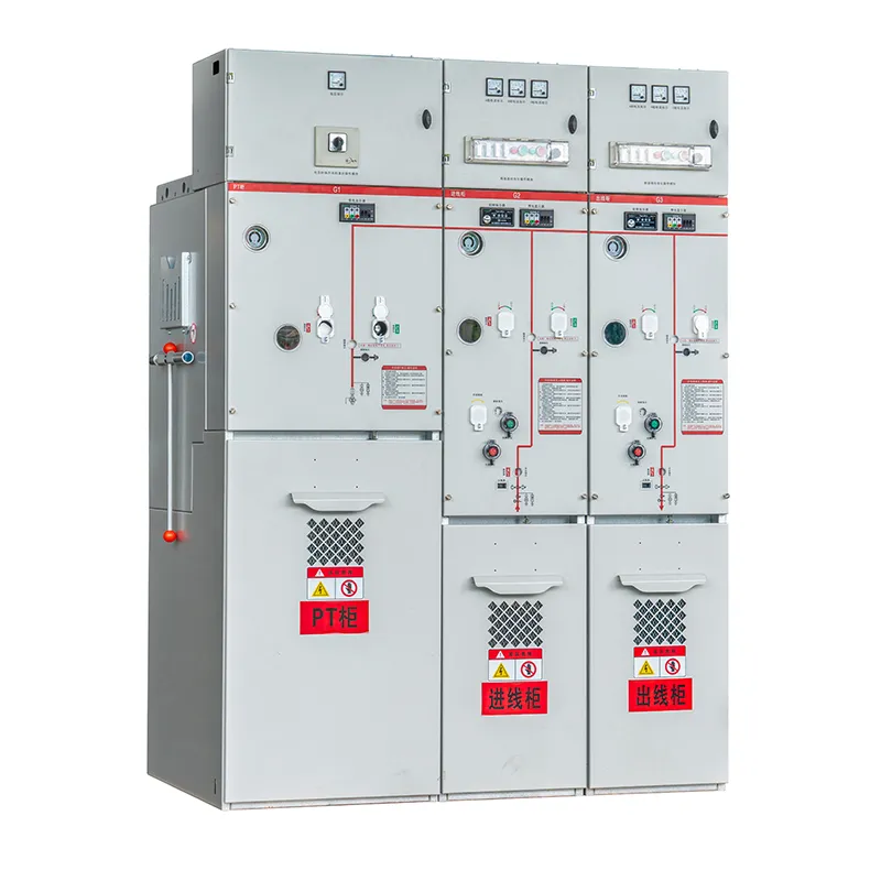 XGN15-12F 10kV SF6-free ring main unit metal-enclosed switchgear with vacuum load break switch option