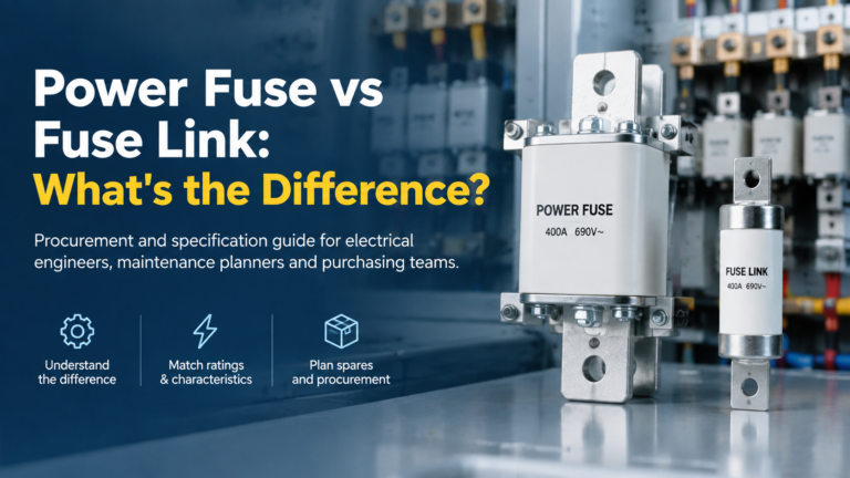 Power Fuse vs Fuse Link: What’s the Difference?