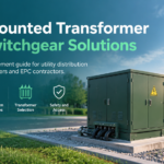 Cover image for a guide to pad-mounted transformer and switchgear solutions for underground distribution